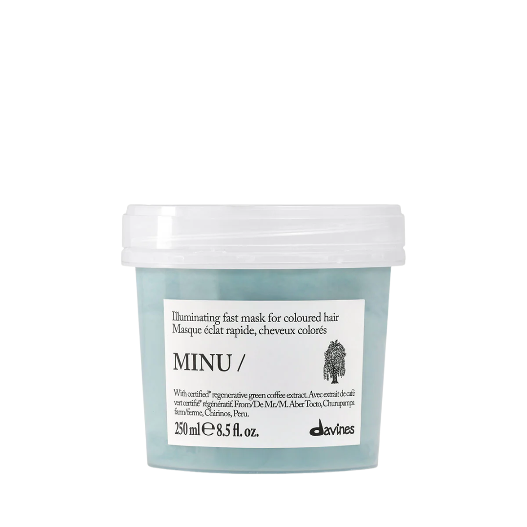Davines MINU Essential Haircare Mask | Illuminating Colour-Protective Treatment Mask for Colour-Treated Hair
