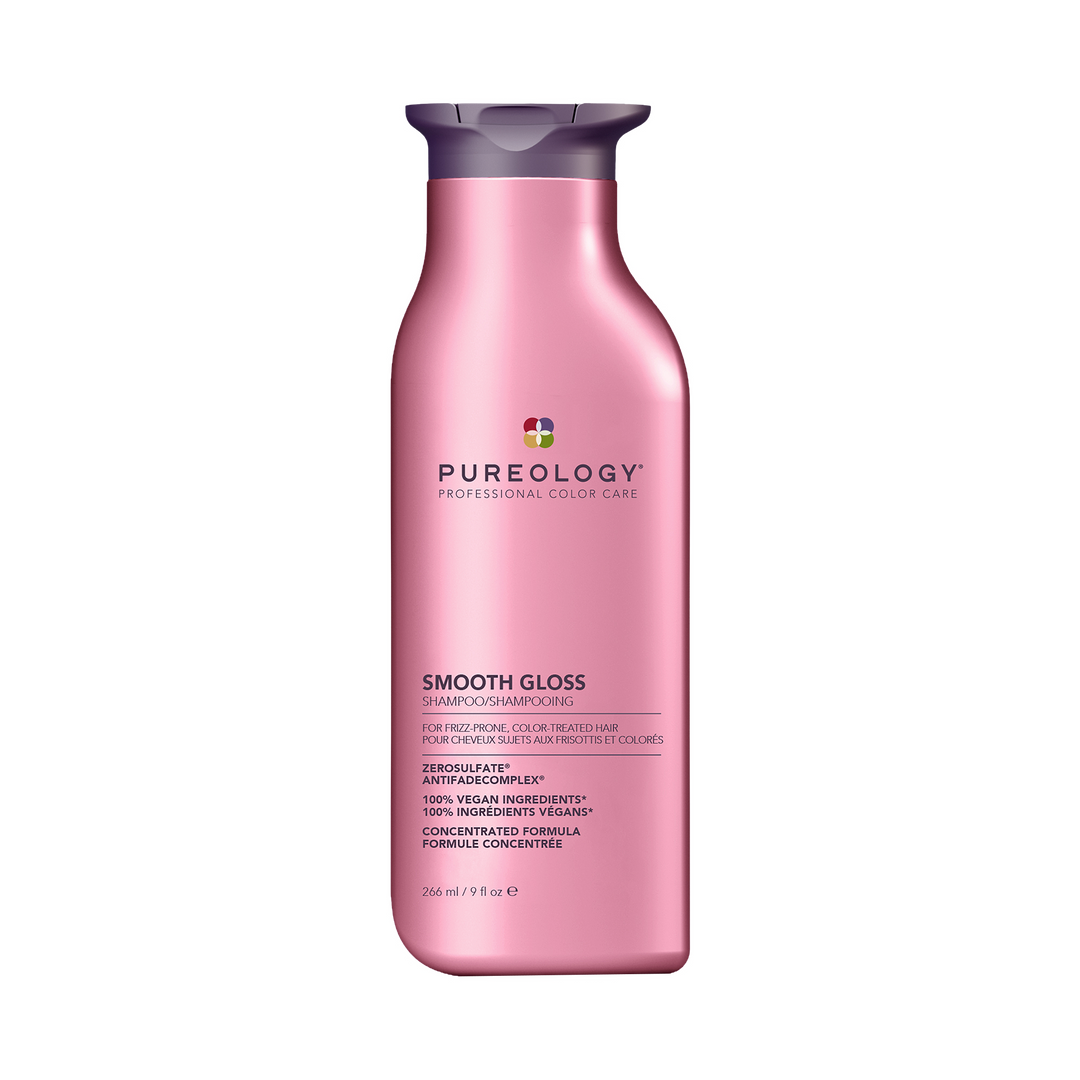 Pureology Smooth Gloss Shampoo sulfate-free frizz control shampoo for colour-treated hair