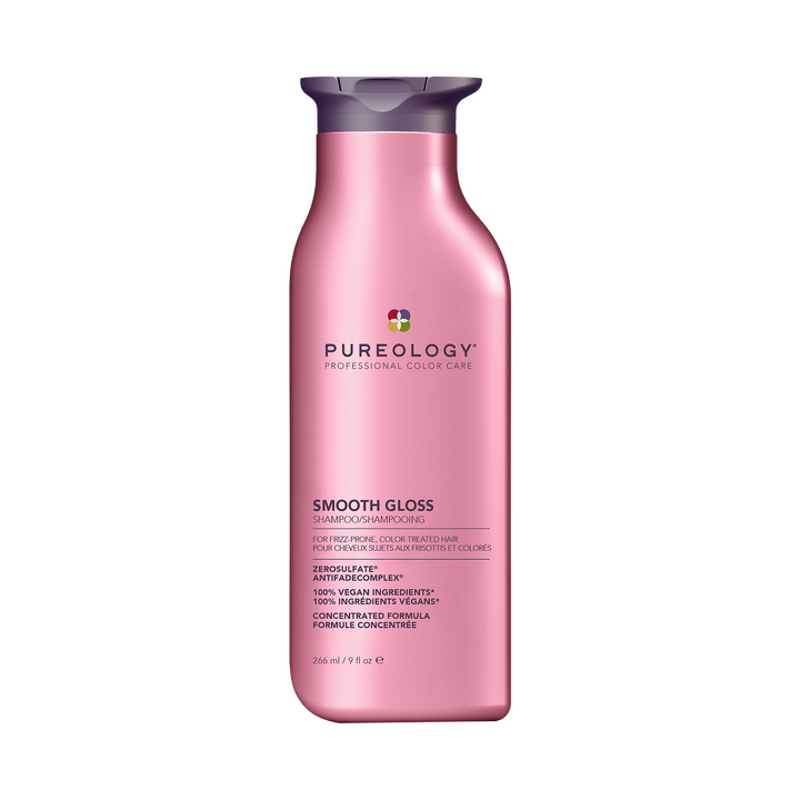 Pureology Smooth Gloss Shampoo sulfate-free frizz control shampoo for colour-treated hair