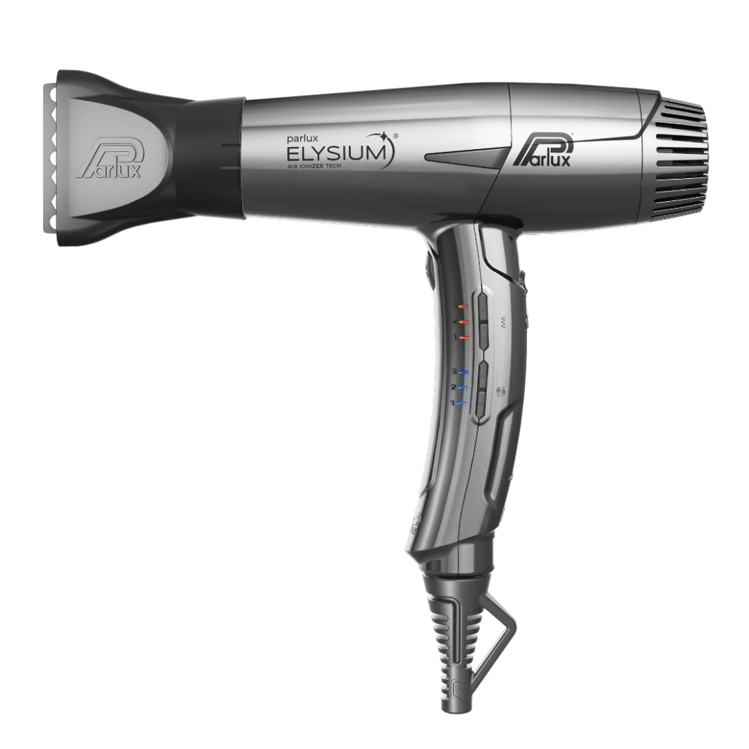 Parlux ELYSIUM® Dryer Metallic Silver | Compact Professional Power