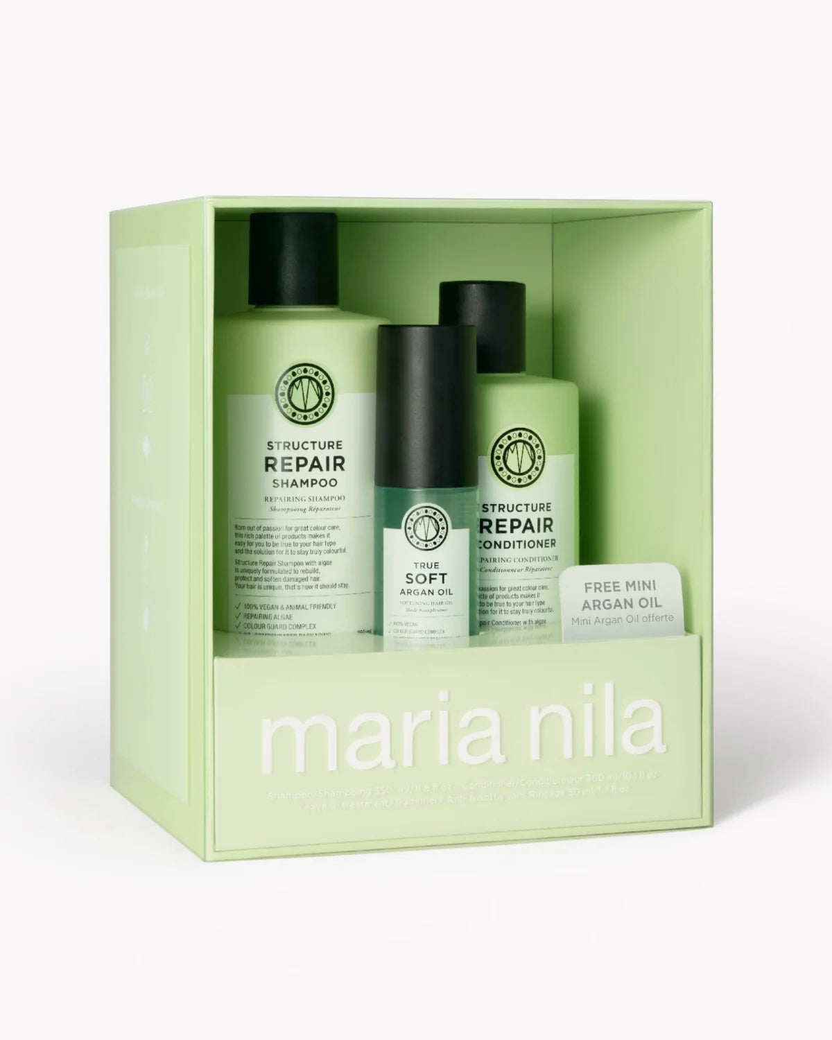 Maria Nila Structure Repair Holiday Box | Repairing Gift Set for Damaged Hair - NEW