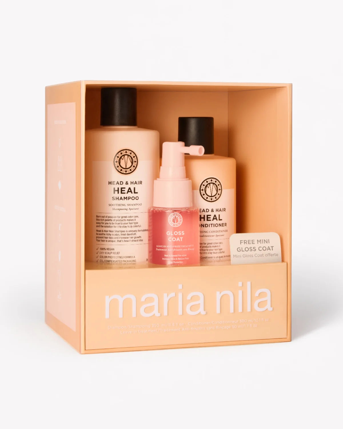 Maria Nila Head & Hair Heal Holiday Box | Soothing Scalp Care Gift Set -New