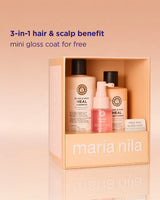 Maria Nila Head & Hair Heal Holiday Box | Soothing Scalp Care Gift Set -New