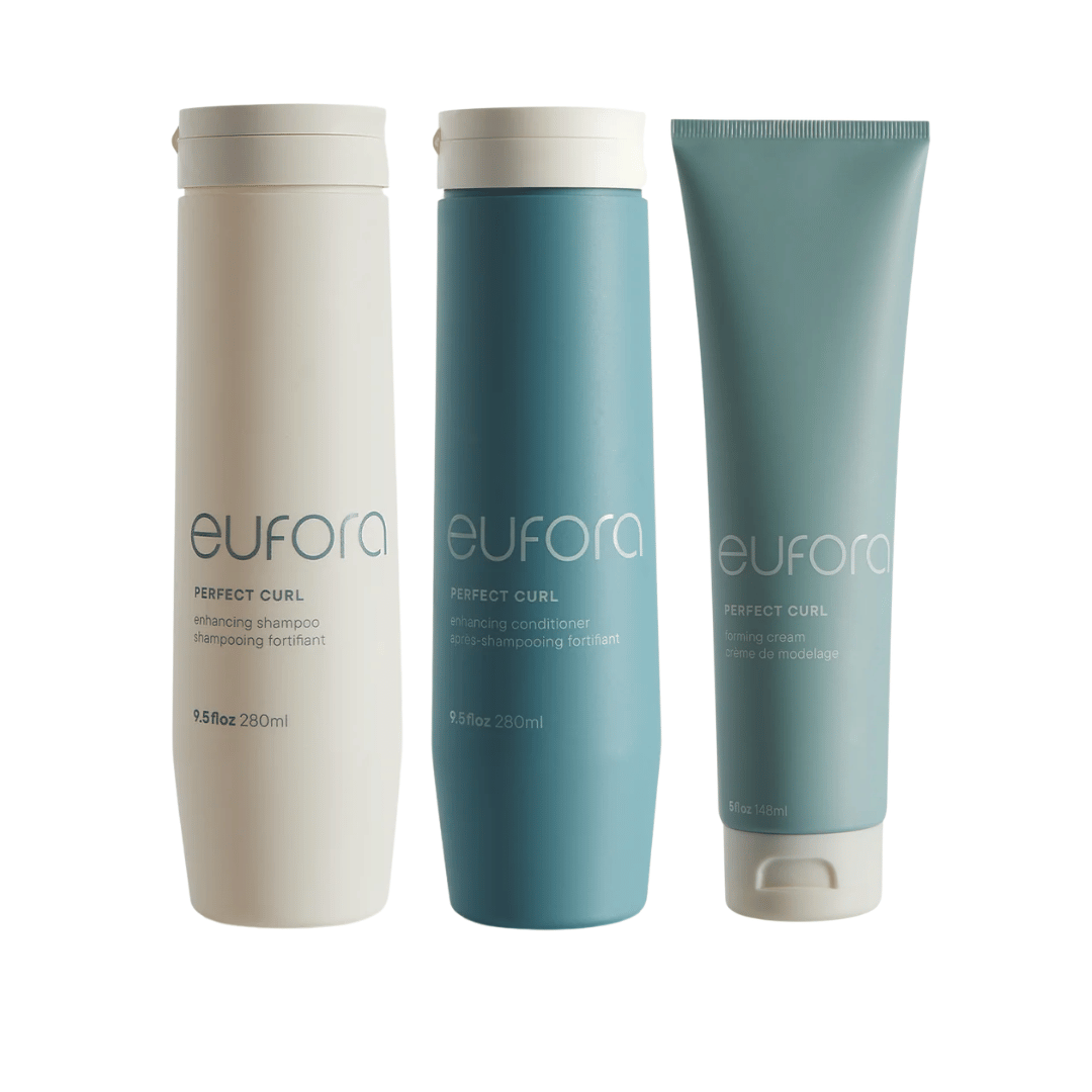 Eufora Perfect Curl Trio | Curl Definition, Softness + Flexible Hold for Wavy &amp; Curly Hair