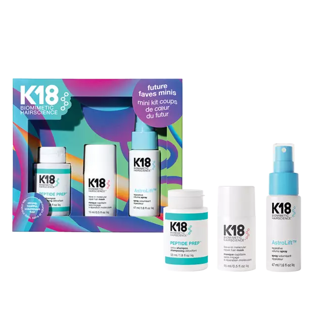 K18 Hair Holiday - 1.8oz Detox, 15mL Mask, 1.6oz Astrolift