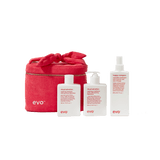 EVO The Vanity Repair Holiday 2026 gift set — Ritual Salvation Repairing Shampoo, Conditioner and Happy Campers Wearable Treatment