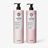 Maria Nila Pure Volume Shampoo & Conditioner Pro-Size Duo - Litre Volumising Set for Fine Hair