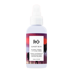R+Co Sunset Blvd Blonde Toning Styling Crème | Tone + Frizz Control for Blondes