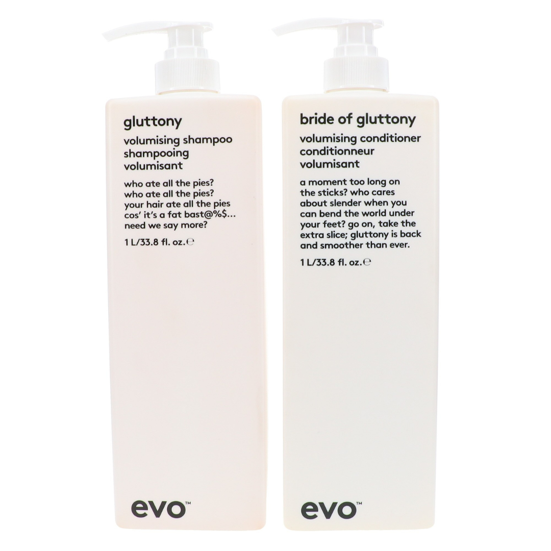 Volume Gluttony Shampoo + Conditioner Pro Size Duo - Evo