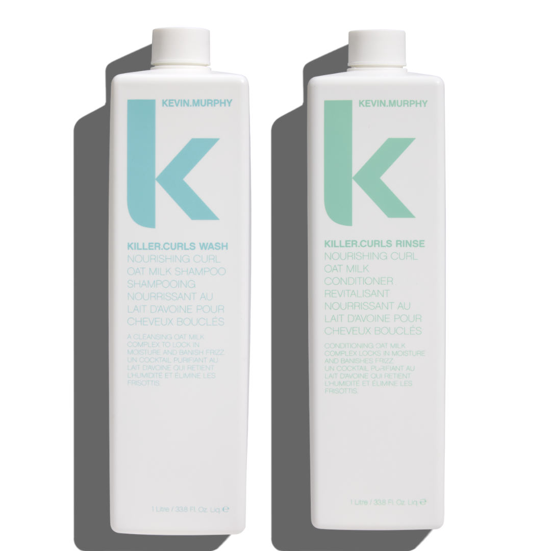 Kevin Murphy Killer Curls Wash + Rinse Pro Duo | Litre Curl Set for Curly Wavy Hair