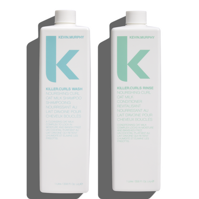 Kevin Murphy Killer Curls Wash + Rinse Pro Duo | Litre Curl Set for Curly Wavy Hair