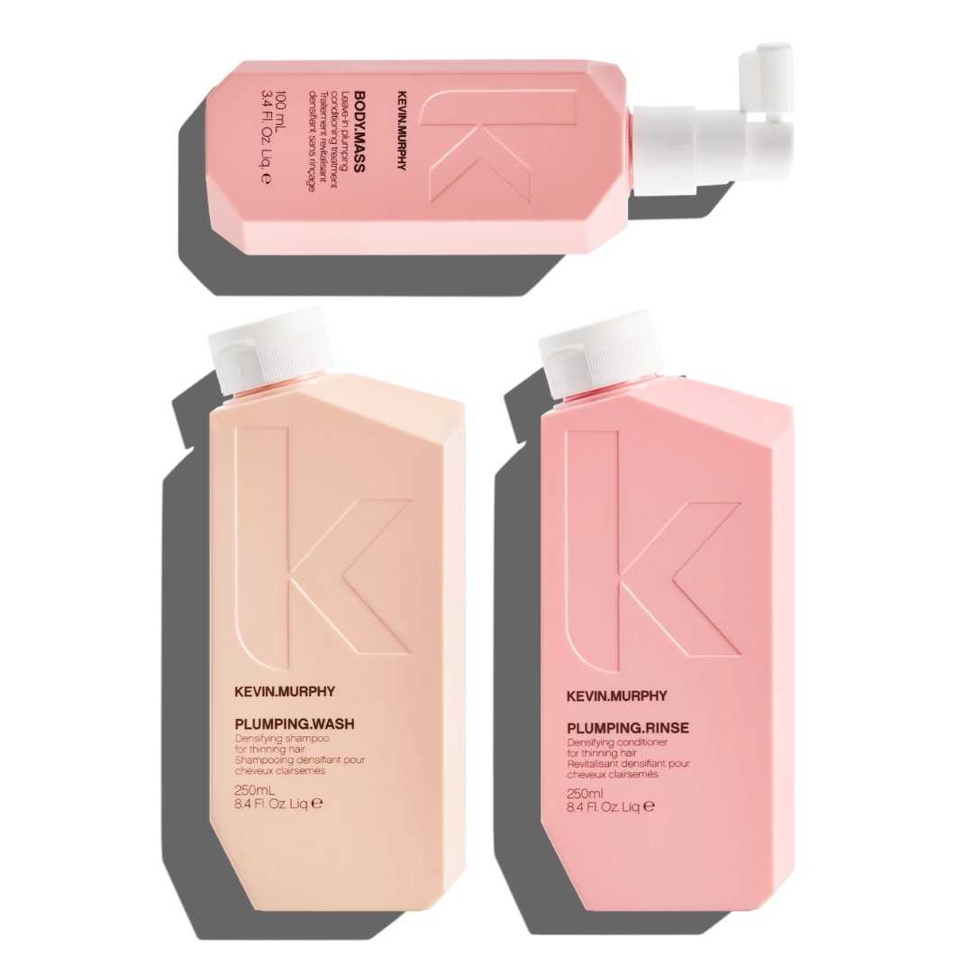 Plumping Wash ,Rinse and Body Mass Thinning Densifying Trio -Kevin Murphy