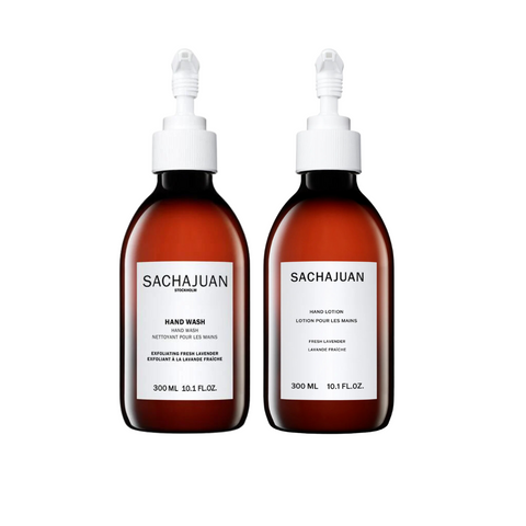 SACHAJUAN Exfoliating Hand Wash + Hand Lotion – Fresh Lavender