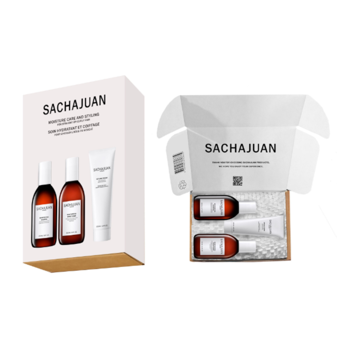 Sachajuan Moisture Shampoo + Conditioner+ Styling Cream Trio