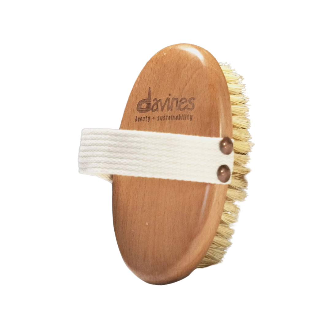 Davines Exfoliating Dry Brush - FSC-Certified Bamboo Body Brush