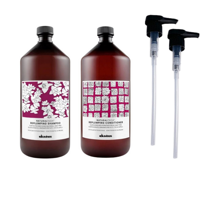 Replumping Shampoo + Conditioner Pro Size Duo -Davines