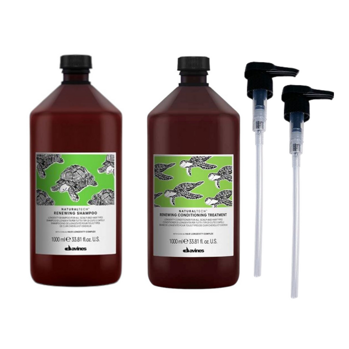 Davines Renewing Anti-Aging Shampoo & Conditioner 1000ml Dup