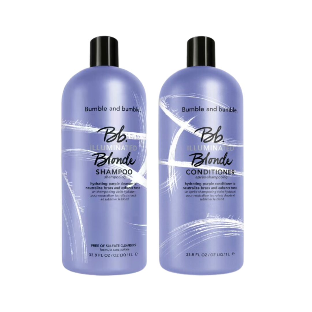 Bumble and Bumble Illuminated Blonde Shampoo 33 oz. + Illuminated Blonde Conditioner 33 oz. DUO