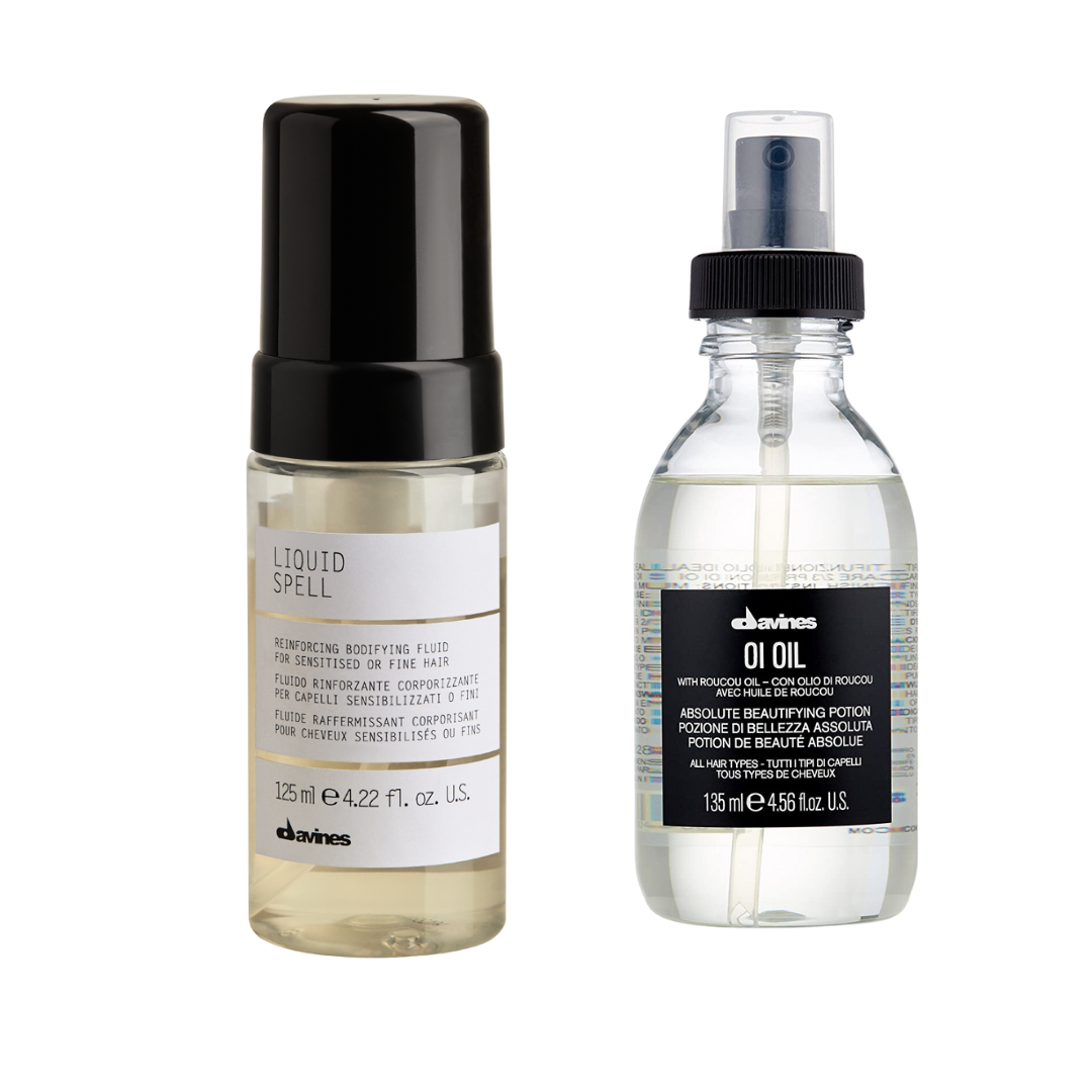 Davines Liquid Spell and OI Oil Duo