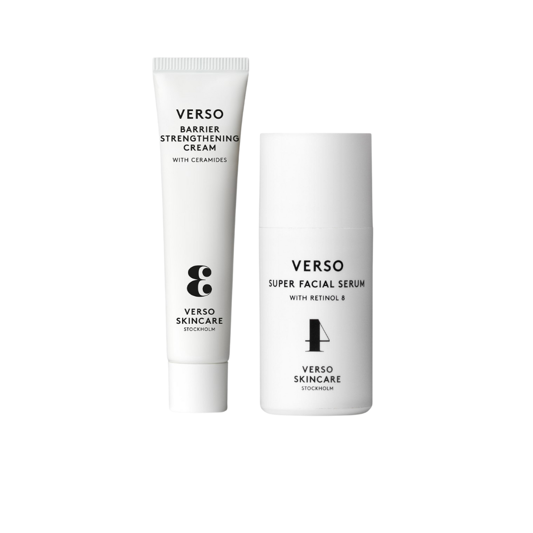 Verso Barrier Strengthening Cream + Super Facial Serum Duo