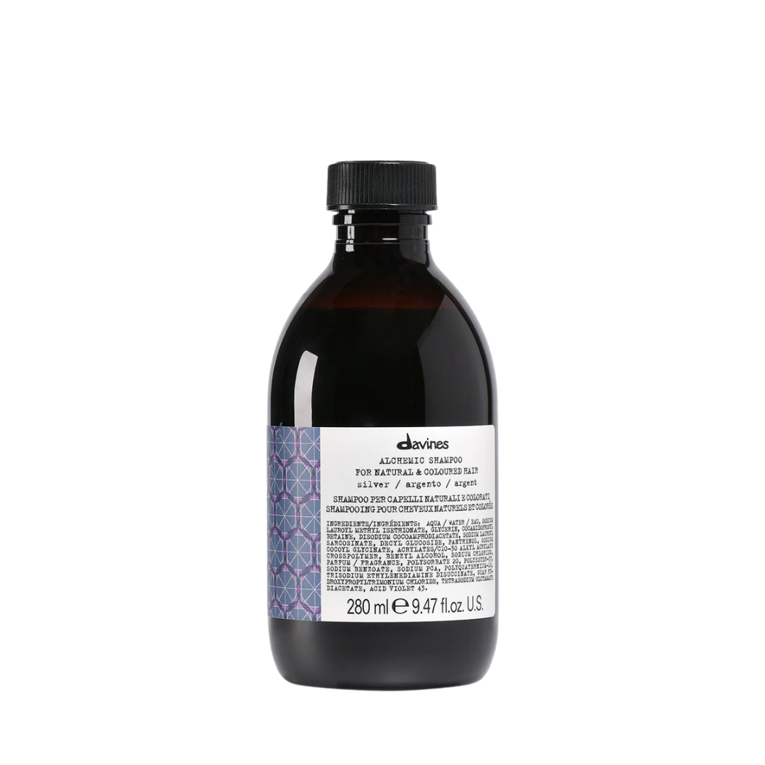 Davines ALCHEMIC Silver Shampoo | Refresh Platinum & Cool Blonde Tones