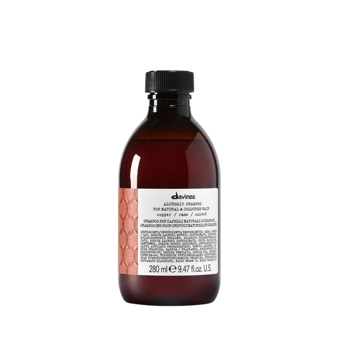 Davines ALCHEMIC Copper Shampoo | Colour-Enhancing Shampoo for Warm Red & Copper Hair