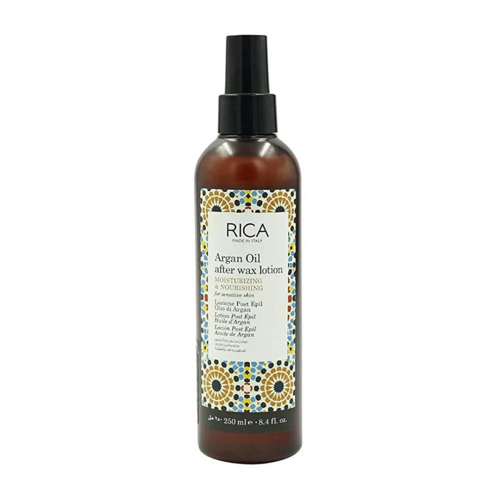 Rica Argan Oil After Wax Lotion - Conditioning Post-Wax Care for Sensitive Skin