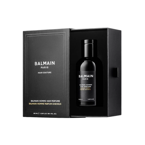BALMAIN Homme Hair Perfume (100ml) | Signature Woody Aromatic Scent with Silk Protein & Argan Elixir