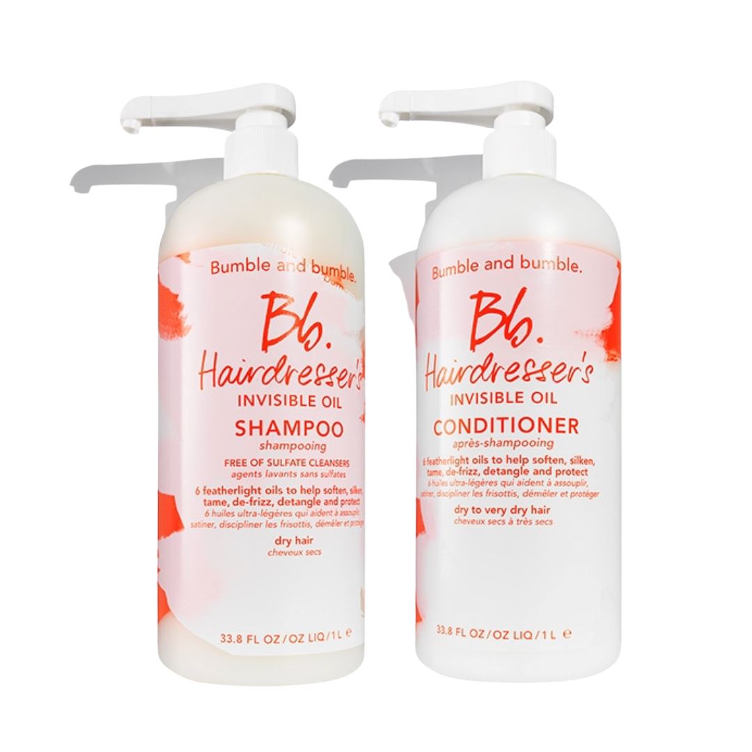 Hairdresser's Invisible Oil Shampoo + Conditioner Pro Size Duo -Bumble and Bumble