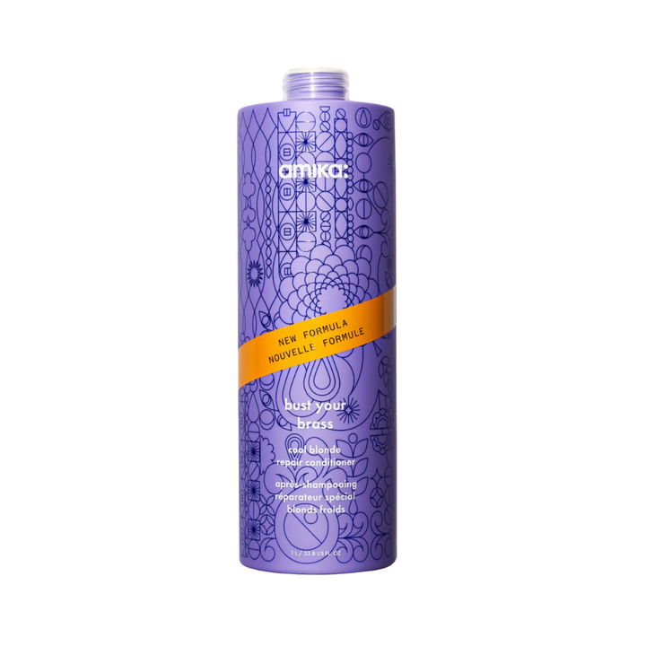 Amika Bust Your Brass Cool Blonde Repair Conditioner