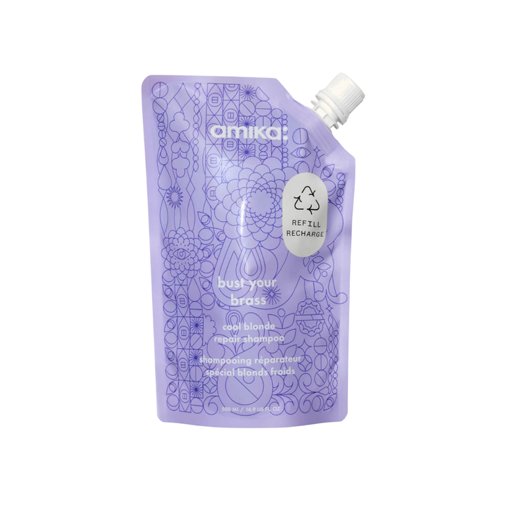 Amika Bust Your Brass Cool Blonde Repair Shampoo