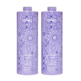 Amika Bust Your Brass 1000ml Duo | Cool Blonde Shampoo + Conditioner at Moda Salon
