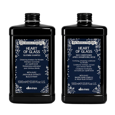 Duo Pro Shampooing Soyeux et Revitalisant Riche Heart of Glass - Davines