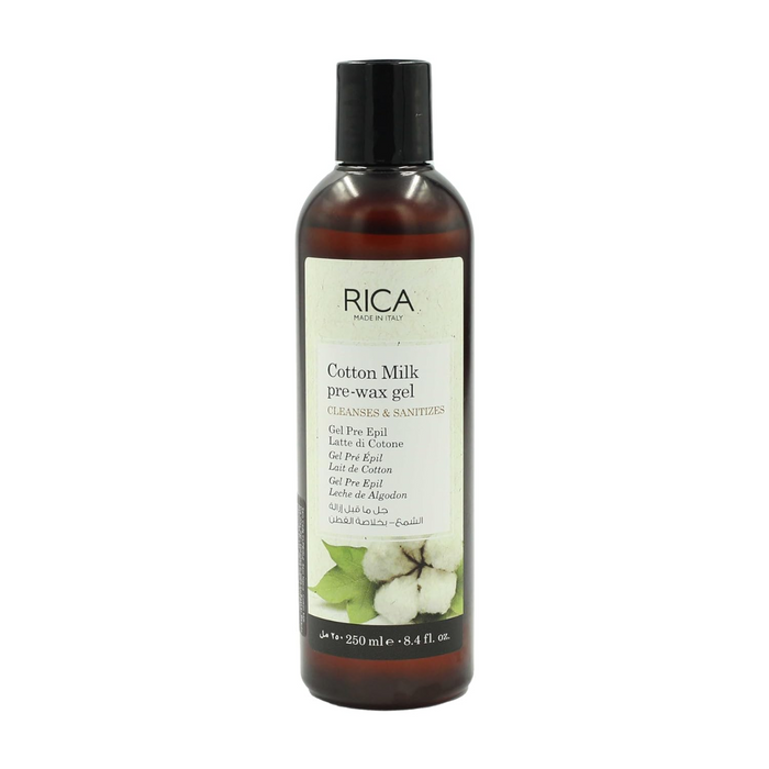 Rica Cotton Milk Pre-Wax Gel - Professional Skin Prep for Waxing