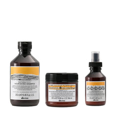 Davines NOURISHING Trio | Shampoo, Conditioner & Keratin Sealer for Fine Damaged Hair