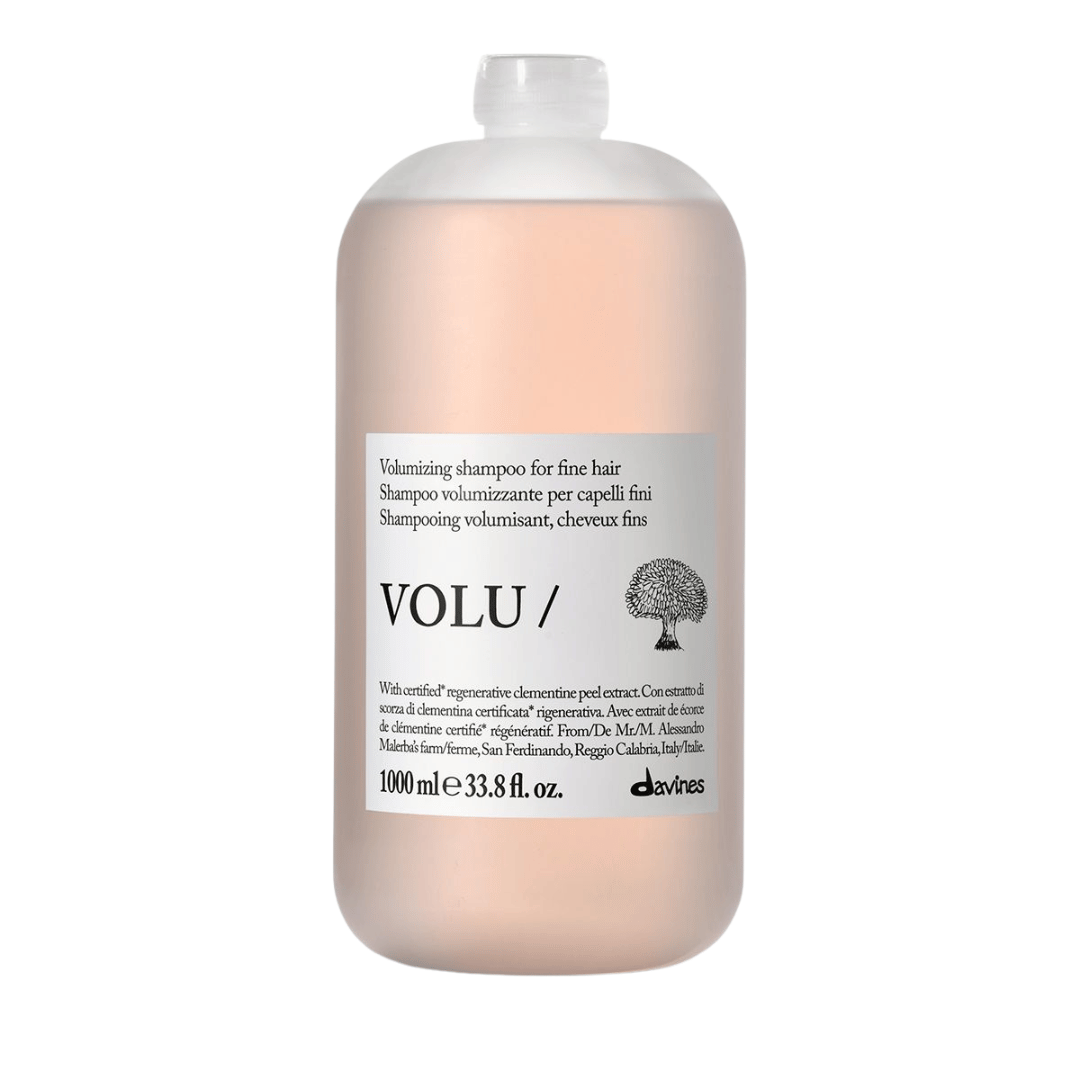 Davines VOLU Essential Haircare Shampoo | Volumising Shampoo for Fine and Flat Hair