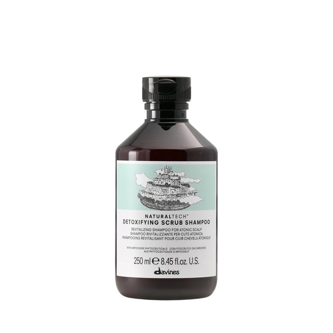 Davines DETOXIFYING Scrub Shampoo | Scalp Exfoliation & Deep Clean