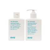 EVO The Therapist Hydrating Shampoo + Conditioner Duo | 300ml Deep Moisture for Dry Hair