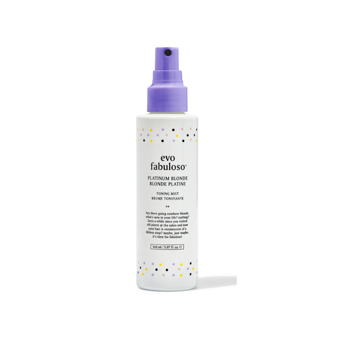 EVO Fabuloso Platinum Blonde Toning Mist | Between-Wash Tone Refresh for Blonde Hair