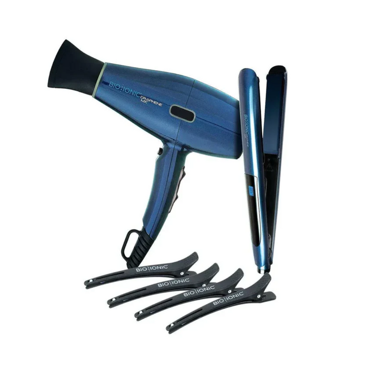 Bio Ionic Graphene MX Professional Stylist Set – Premium Hair Tools for Healthy, Shiny Hair