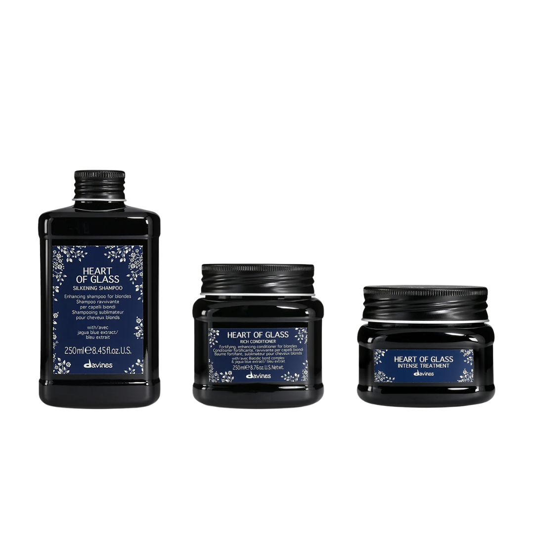 Davines Heart of Glass Collection | Professional Blonde Haircare for Tone, Strength & Shine