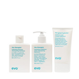 EVO The Vanity Hydrate Set | The Therapist Hydrating Shampoo, Conditioner + Icon Welder Heat Protection