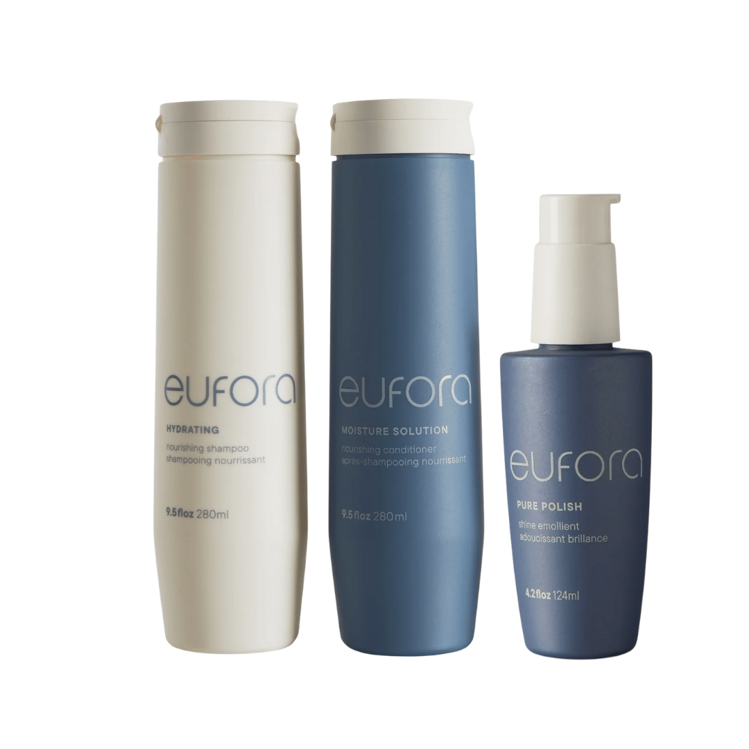 Eufora Signature Hydrating Trio | Nourishing Moisture, Softness + Shine for Dry Hair