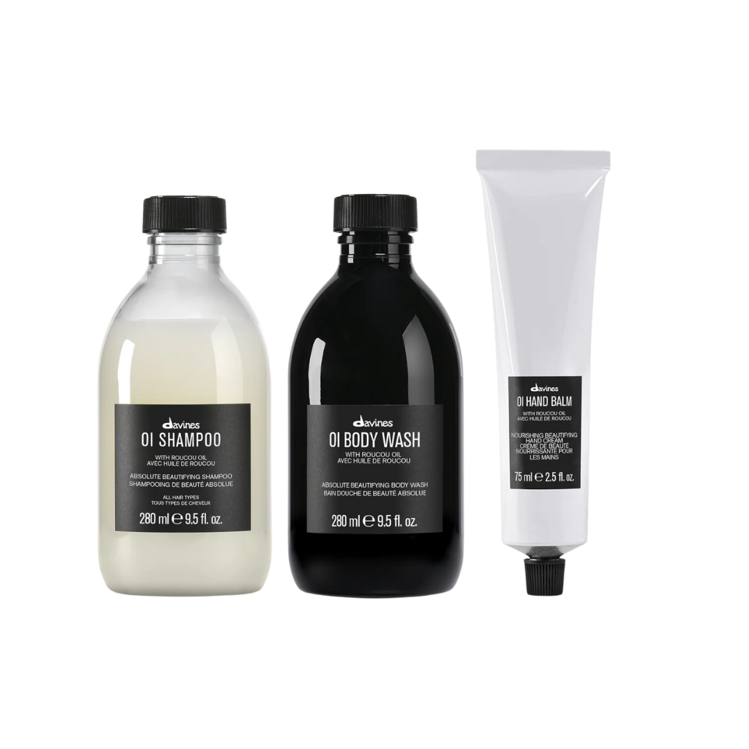 Davines OI Lifestyle Bundle | Shampoo, Body Wash + Hand Balm