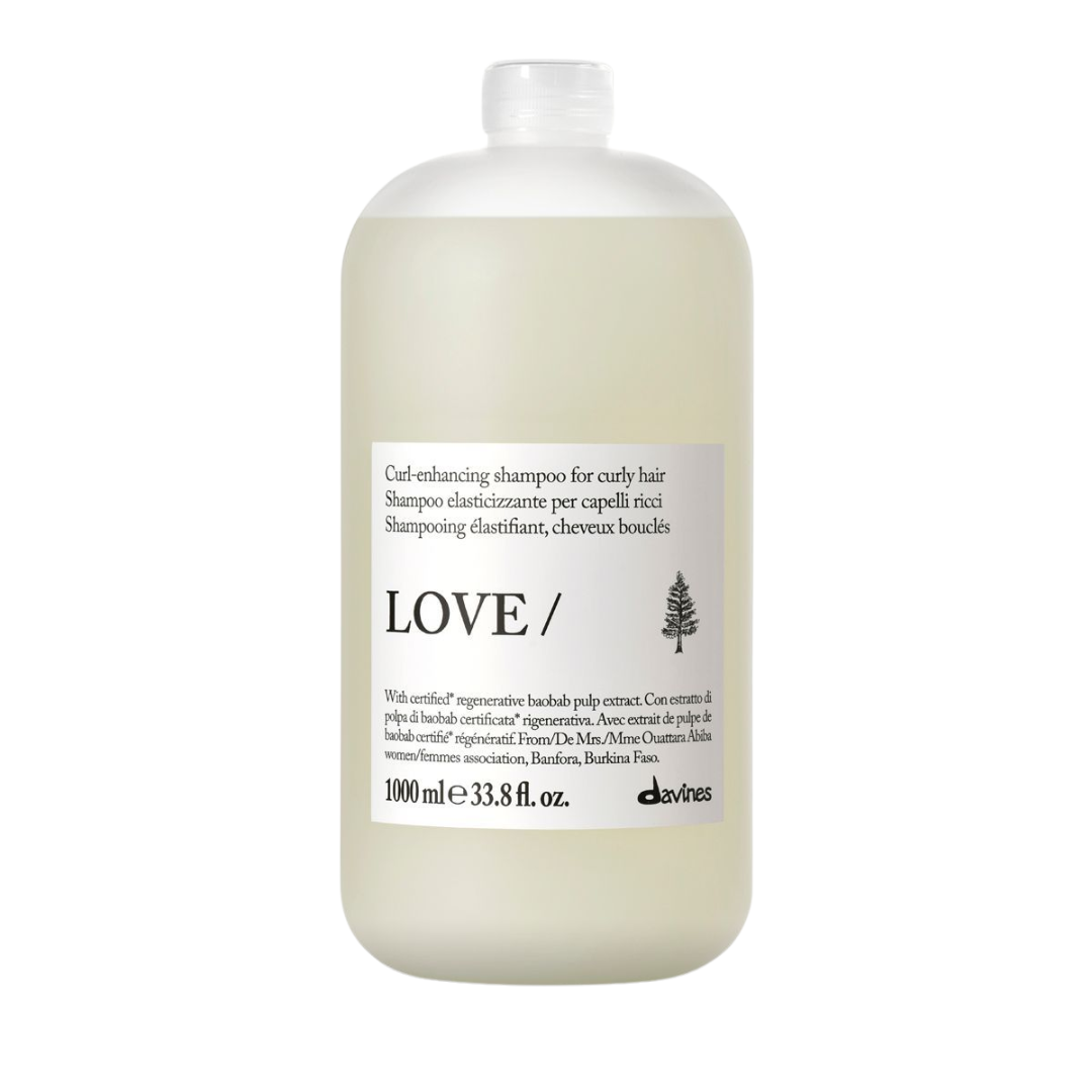 Davines LOVE CURL Essential Haircare Shampoo | Curl-Enhancing Shampoo for Wavy and Curly Hair