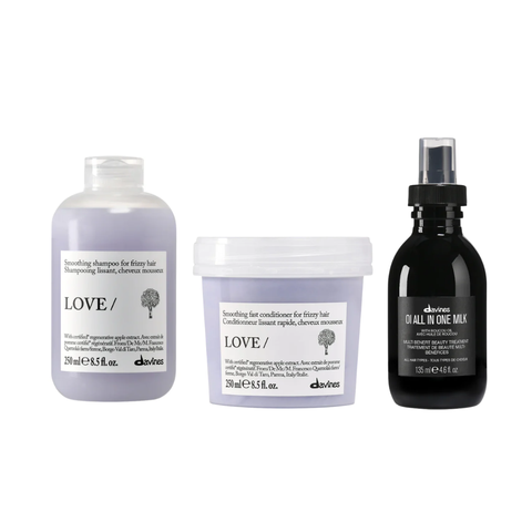 Coffret cadeau LOVE SMOOTHING + OI de DAVINES