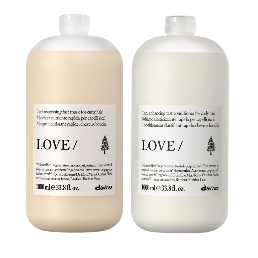 Davines LOVE CURL Shampoo + Conditioner 1000ml Pro Duo