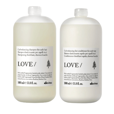 Davines LOVE CURL Shampoo + Conditioner 1000ml Pro Duo