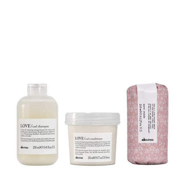 DAVINES LOVE CURL + Curl Building Serum Gift Set | Curl Hydration + Definition