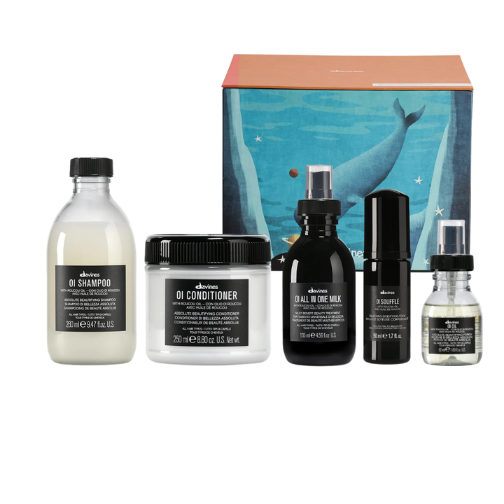 Davines OI Complete Care Set | Full Roucou OI Oil Hair Ritual